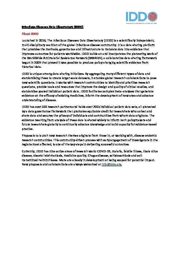 MERSON_Laura_Summary_IDDO