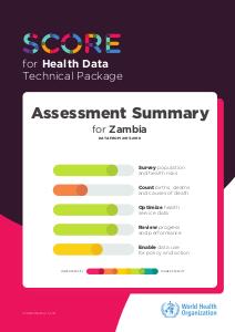 Assessment Summary for Zambia