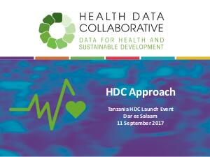 HDC Approach Presentation 11 September 2017