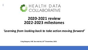 HDC review December 2021 session 5