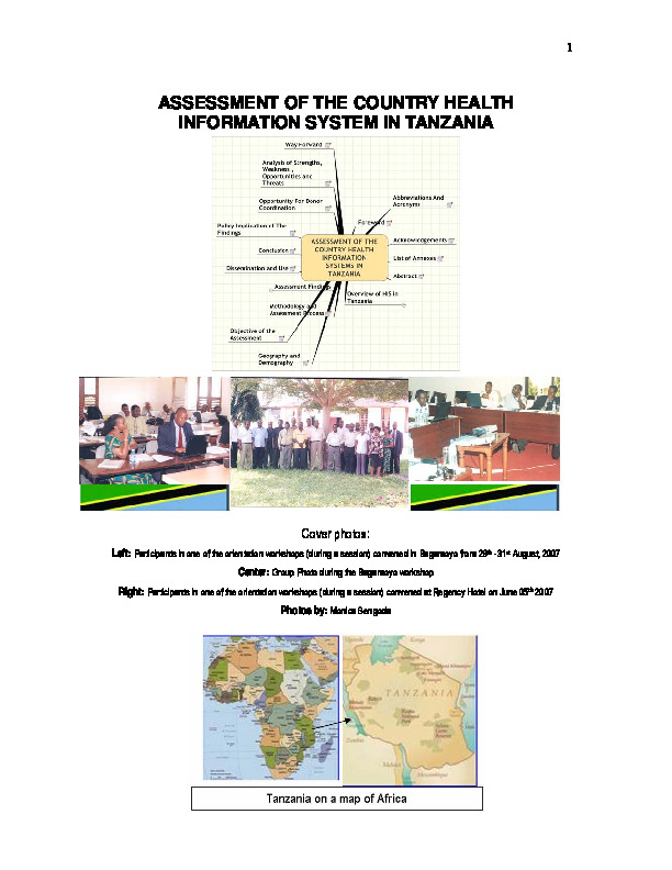 Assessment of the Country Health Information System in Tanzania, 2005