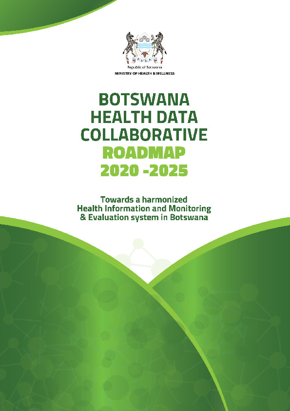 Botswana Health Data Collaboration Roadmap 2020 - 2025