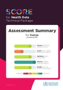 Assessment Summary for Kenya