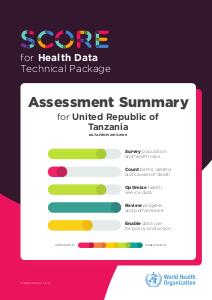Assessment Summary for United Republic of Tanzania