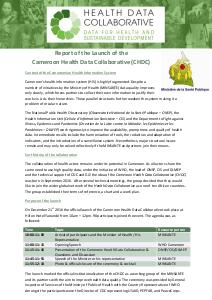 Cameroon HDC Launch Report