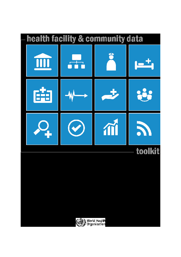 Health Facility & Community Data toolkit