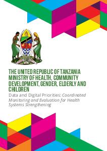 The United Republic of Tanzania Ministry of Health, Community Development, Gender, Elderly and Children
