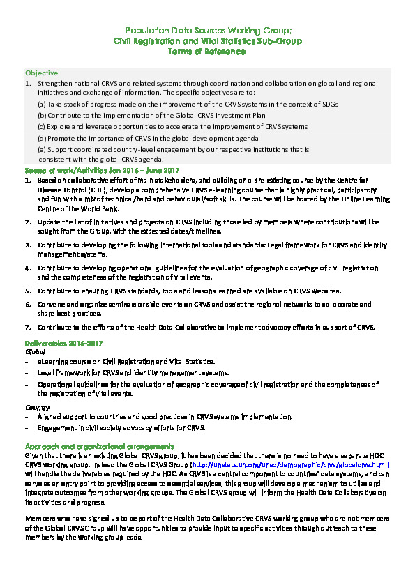 CRVS_TORs_and_Workplan