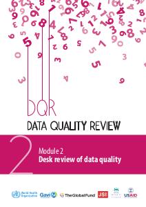 Data Quality Review - Desk review of data quality