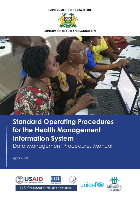 Sierra Leone: Standard Operating Procedures for the Health Management Information System