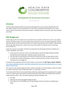 HDC Management and Governance Structure