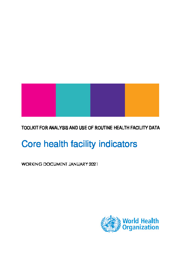 Core health facility indicators