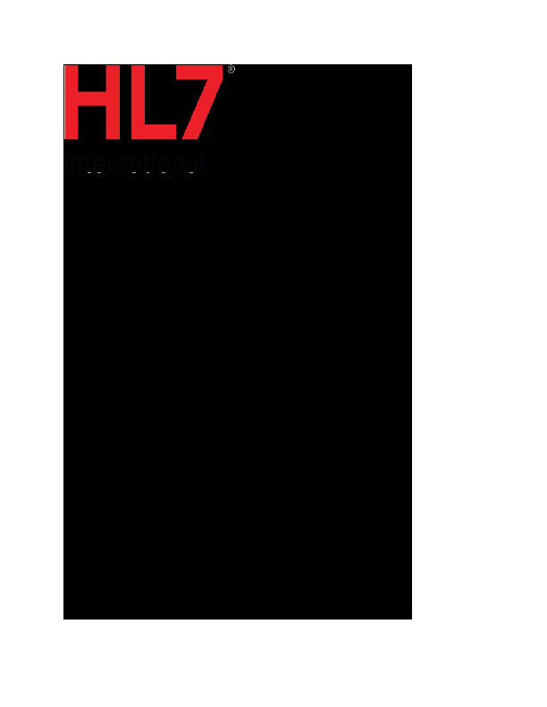HL7 Governance and Operations Manual, 2021