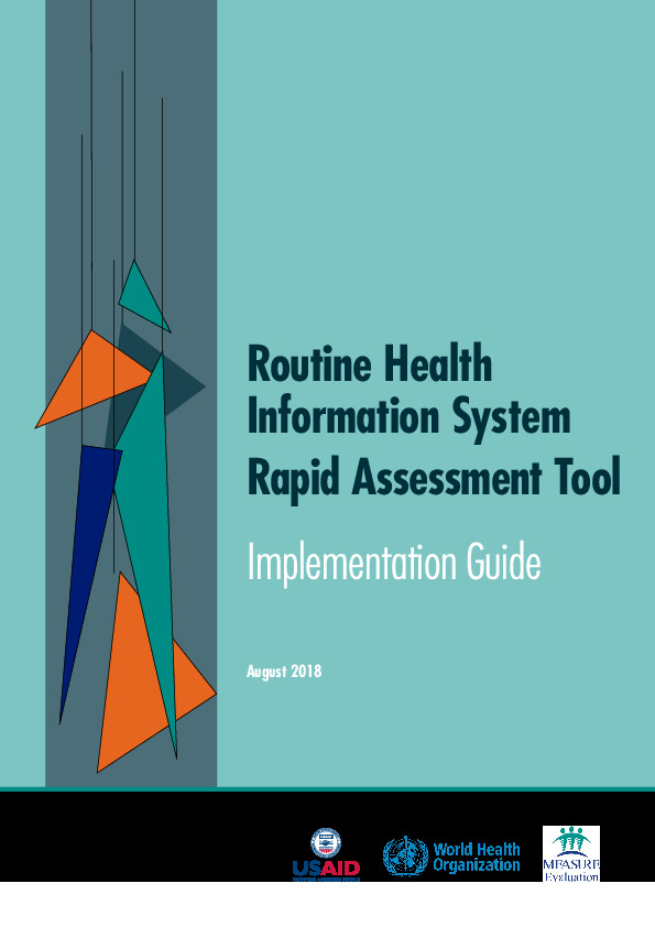 Routine Health Information System Rapid Assessment Tool Implementation Guide, 2018