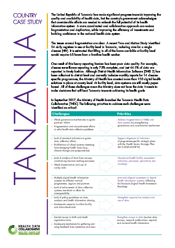 HDC Country Case Study: Tanzania