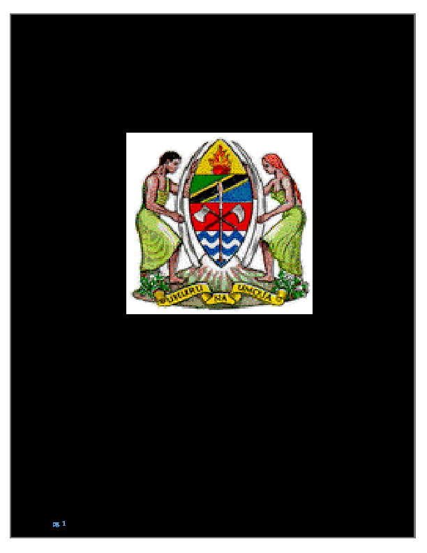 Tanzania M&E Strengthening Initiative 5 Year Strategy (2015-2020)