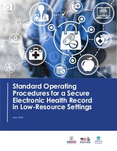 Standard Operating Procedures for a Secure Electronic Health Record in Low-Resource Settings, 2020