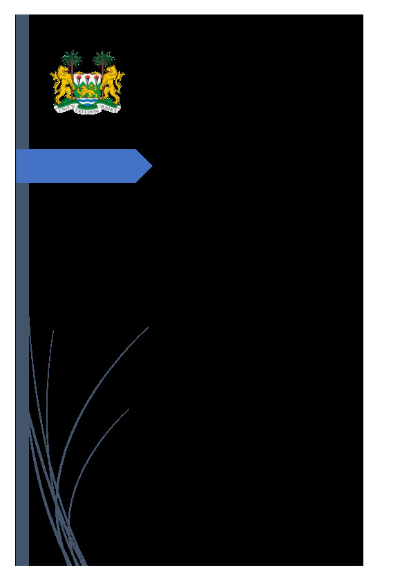 Government of Sierra Leone Ministry of Health and Sanitation