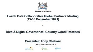 Botswana - Data & Digital Governance: Country Good Practices
