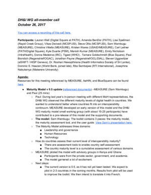 DH&I October 2017 Meeting Minutes