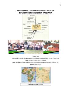 Assessment of the Country Health Information System in Tanzania, 2005
