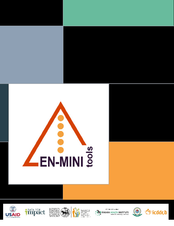 Every Newborn-Measurement Improvement for Newborn & Stillbirth Indicators EN-MINI-PRISM Tools for Routine Health Information Systems Training Manual