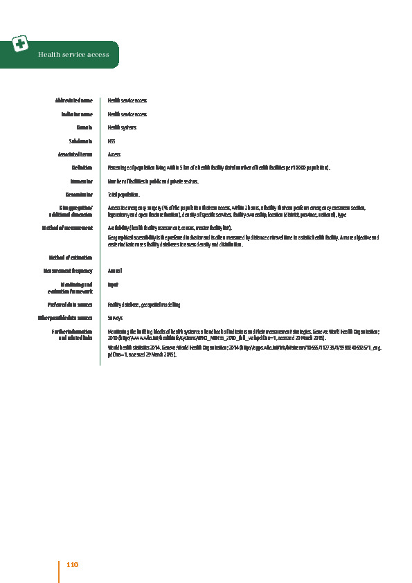 Health service access