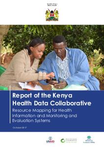 Kenya HIS Mapping Report