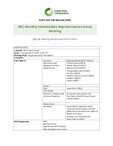HDC SRG August 2023 NfR