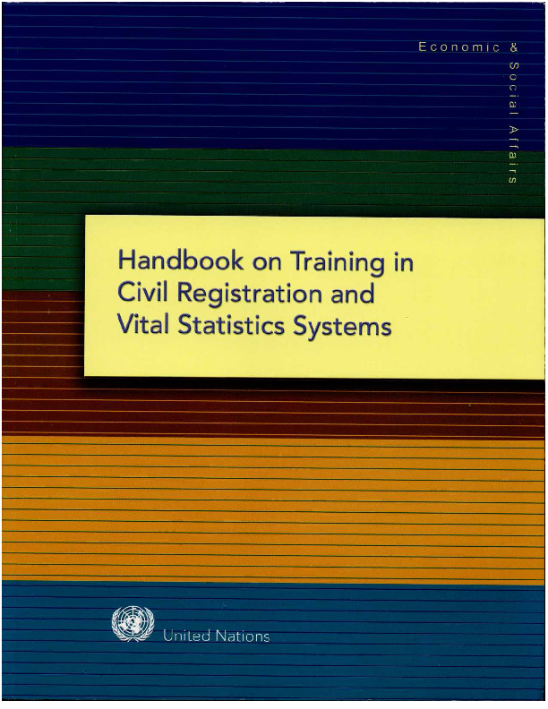 Handbook on Training in CRVS 2002