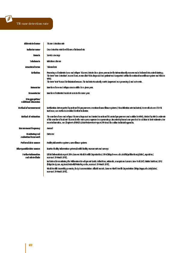 TB case detection rate