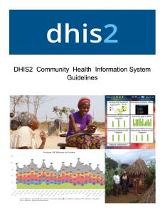 DHIS2 Community Health Information System Guidelines, 2017