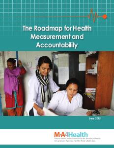 The roadmap for health measurement and accountability