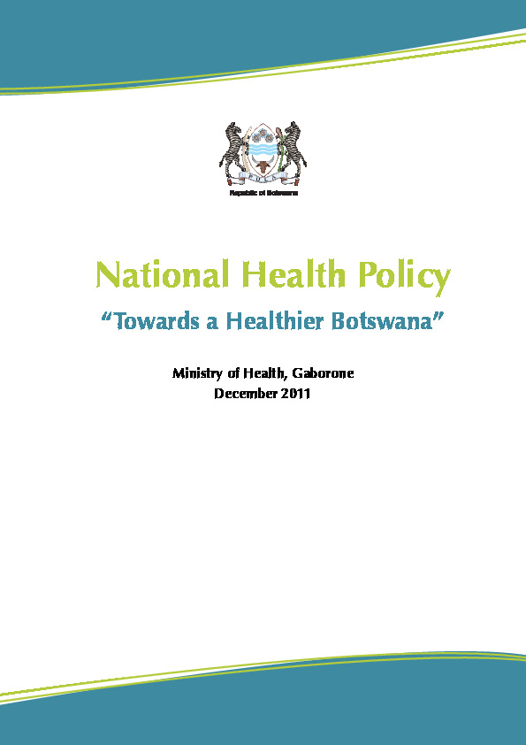 Botswana_National_Health_Policy